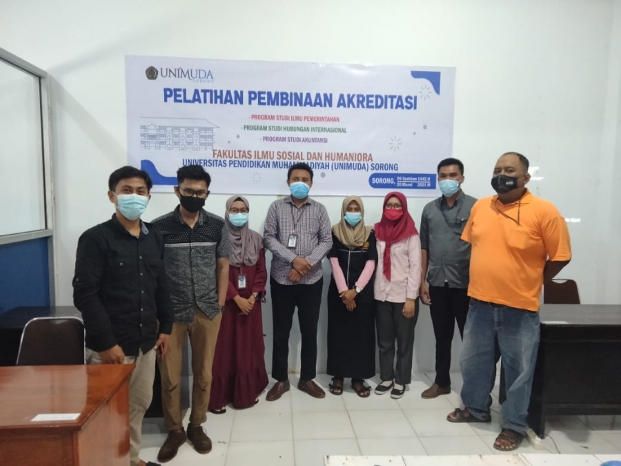 LPM Melakukan Pembinaan Akreditasi Tiga Program Studi DI FISHUM UNIMUDA Sorong