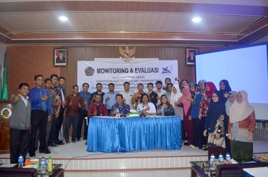 MONITORING DAN EVALUASI OLEH LLDIKTI WILAYAH XIV TAHUN 2018