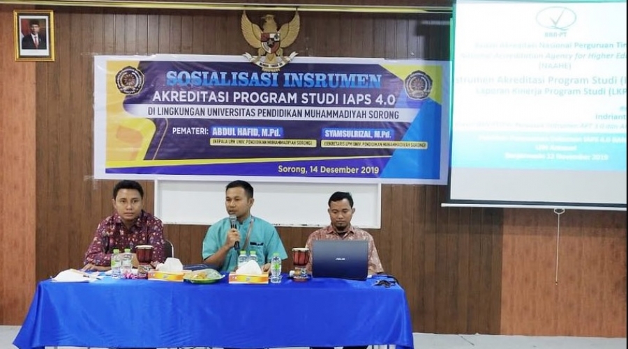 Tingkatkan Mutu Luaran, LPM-UNIMUDA Sosialisasikan Instrumen Akreditasi 4.0