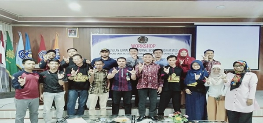 TINGKATKAN PUBLIKASI ILMIAH LPM DAN LP3M UNIMUDA SORONG MENGADAKAN WORSHOP PENGUSULAN JURNAL (OPEN JOURNAL SYSTEM) PROGRAM STUDI